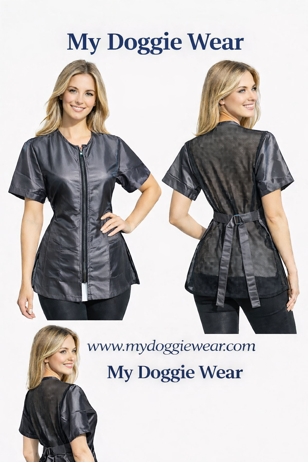 smock with mesh