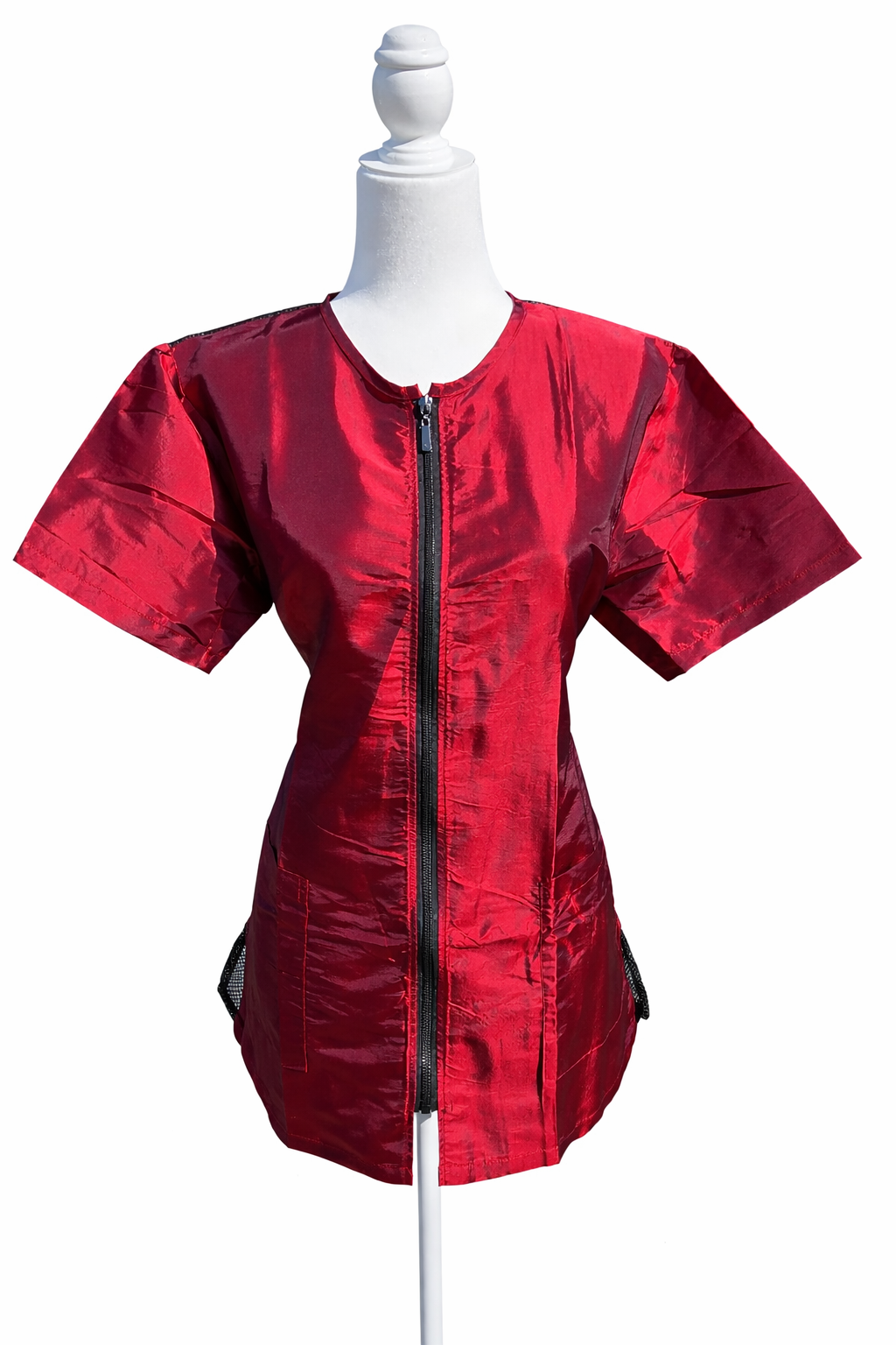 smock with mesh