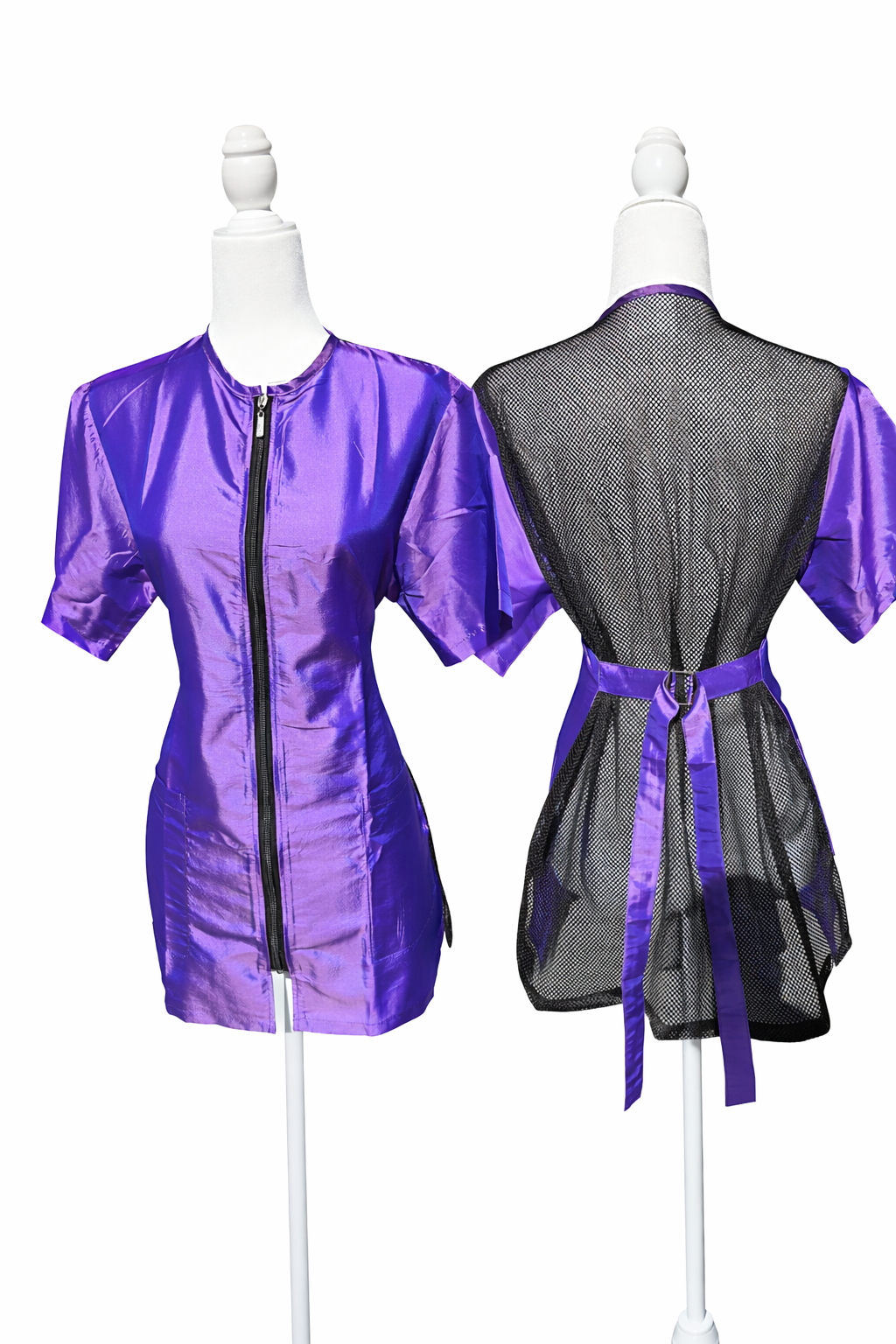 smock with mesh