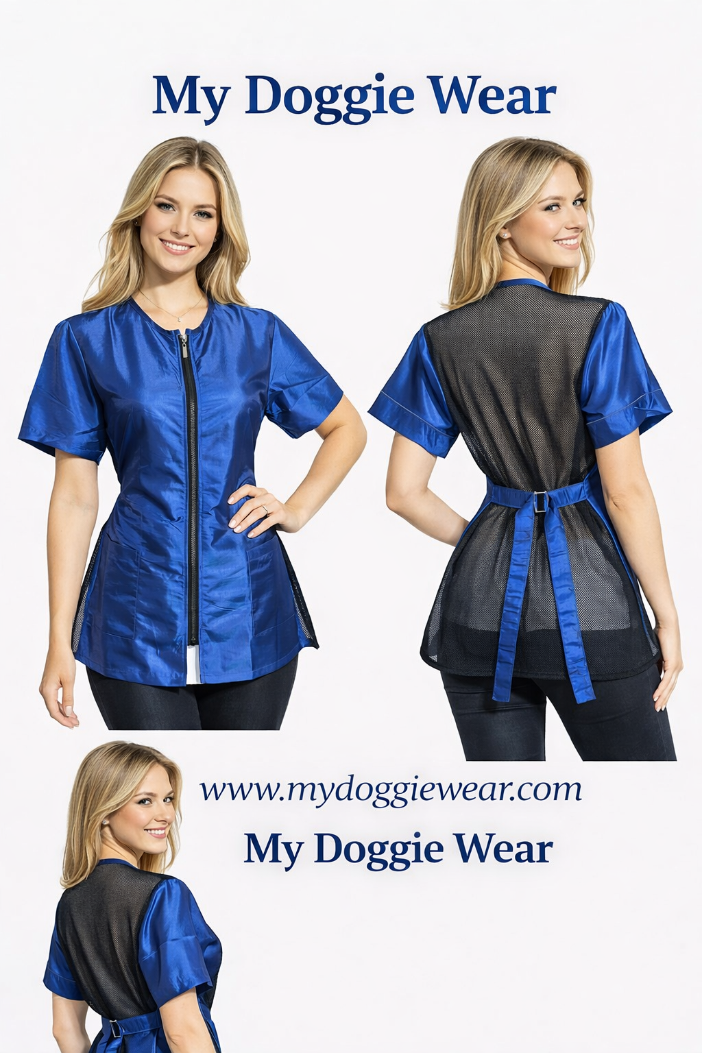 smock with mesh