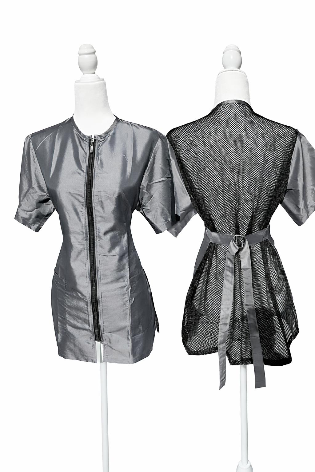 smock with mesh