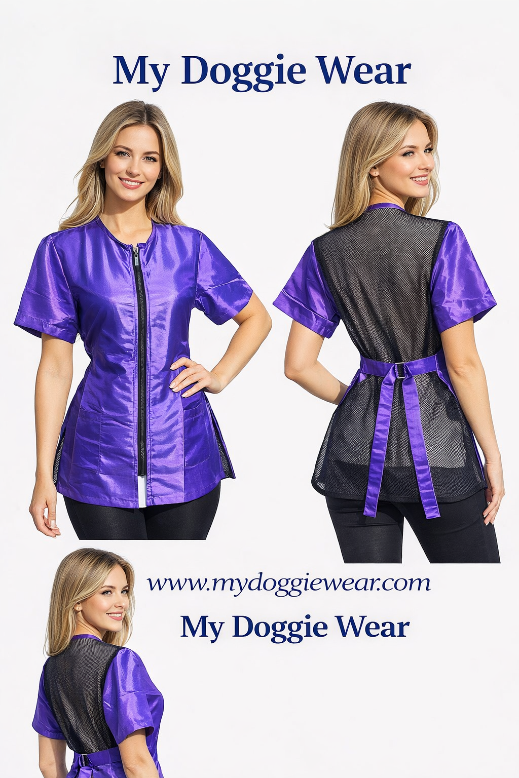 smock with mesh