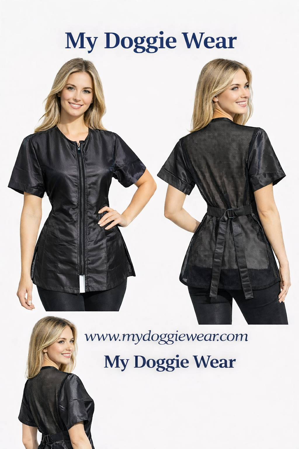 smock with mesh